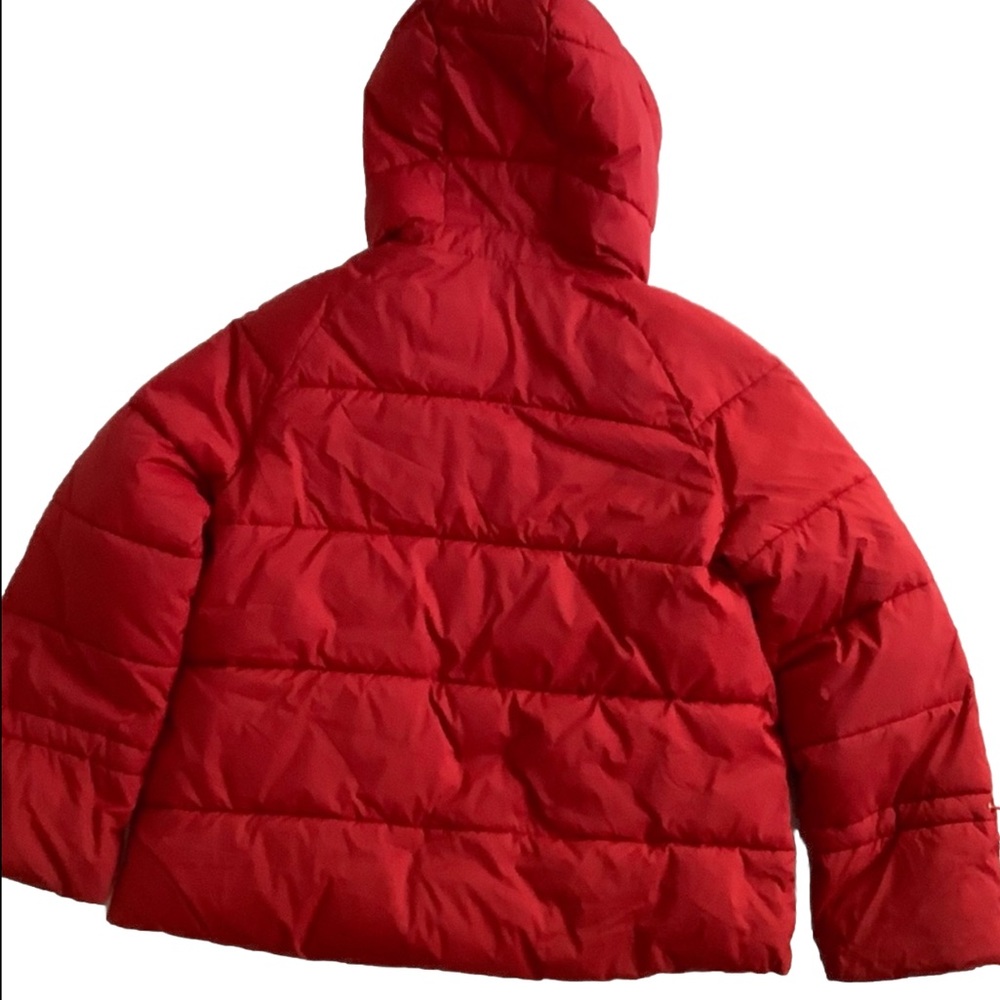 Zara Basic Women’s Puffer Jacket Red/ Large - image 2